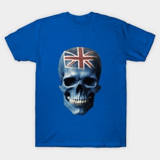 Blue Skull  , Union Jack T-Shirt